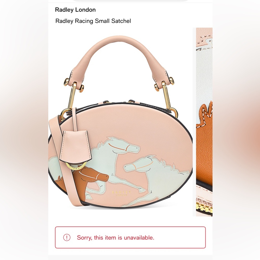BRAND NEW - Radley London Royal Ascot Oval Satchel (Limited Edition)